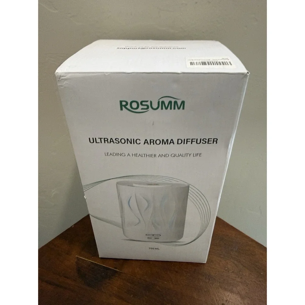 ROSUMM 700ML Ultrasonic Aroma Diffuser Cool Mist Humidifier Essential Oil NEW